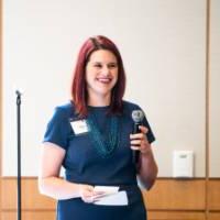 Alumna at the Grand Forum Fall Session.